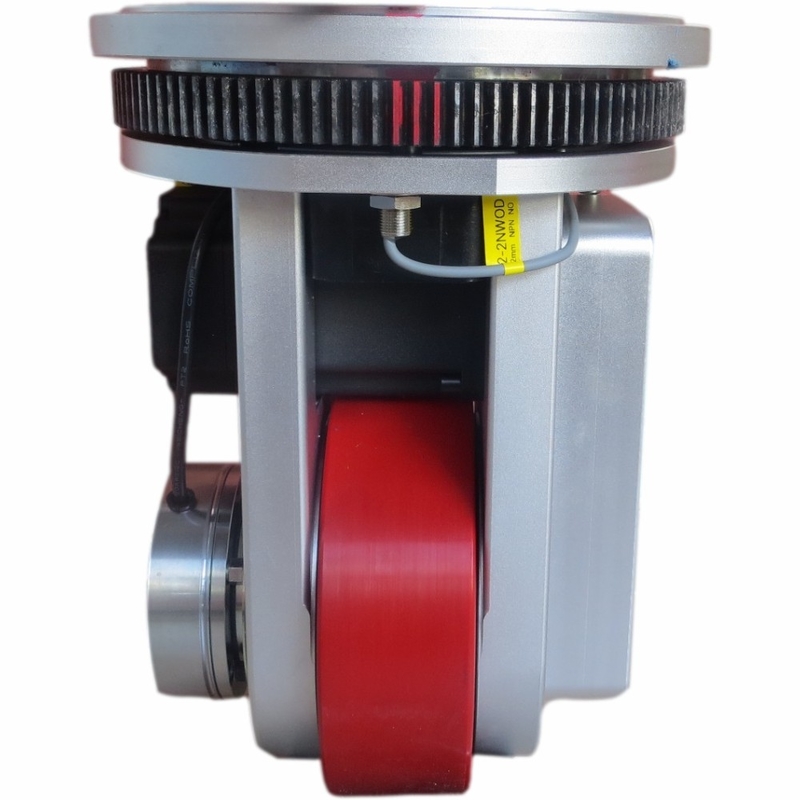 O Agv roda o motor de movimentação da pálete da suspensão da C.C./rodas para as rodas resistentes móveis do plutônio