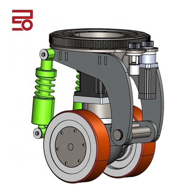 Roda da movimentação diferencial do AGV do servo motor